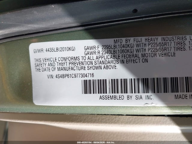 Subaru Outback 2.5i