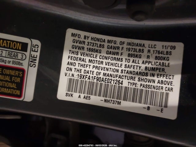 Honda Civic Ex-l