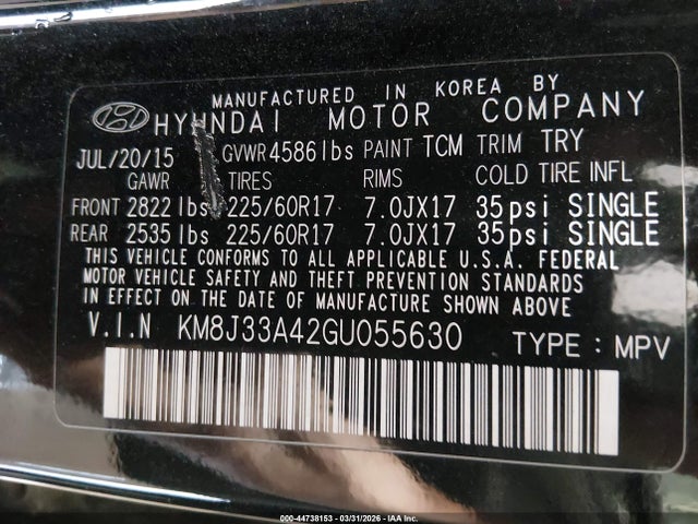 Hyundai TUCSON Se