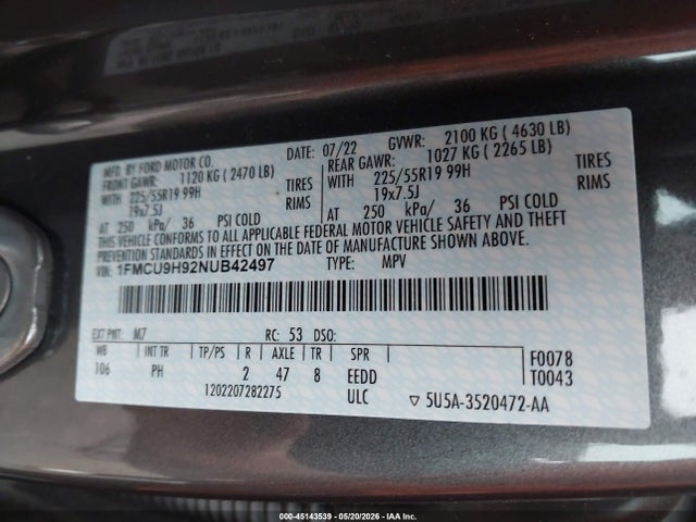 Ford Escape Sel