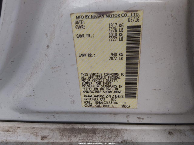 Nissan Altima 2.5 S