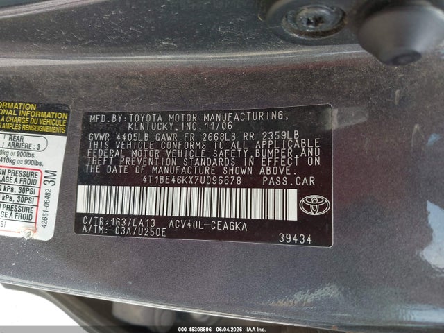 Toyota Camry Xle