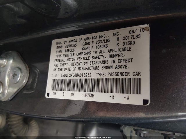 Honda Accord 2.4 Lx