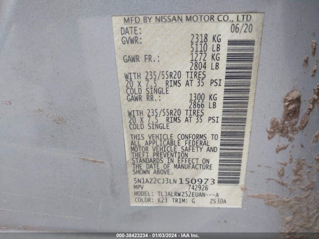 Nissan Murano Sl Fwd