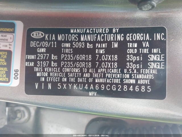 Kia Sorento Ex