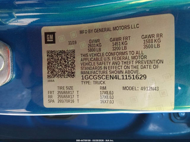 Chevrolet Colorado 2wd  Short Box Lt