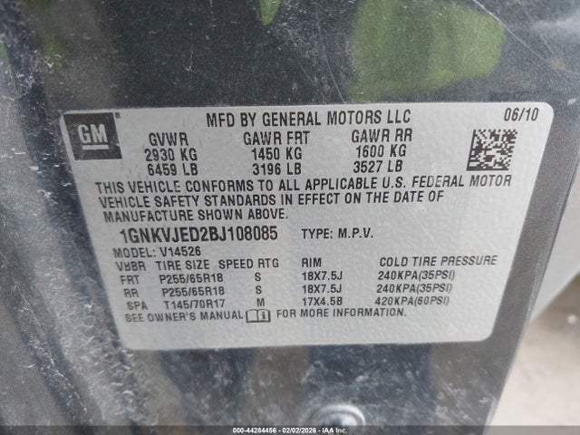 Chevrolet Traverse 2lt
