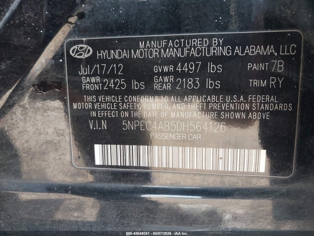 Hyundai SONATA Limited 2.0t