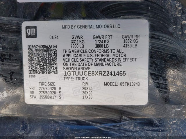 GMC Sierra 1500 4wd  Standard Box Elevation