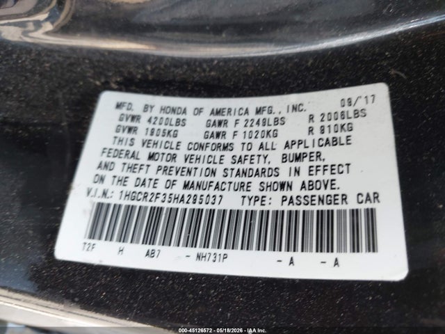 Honda Accord Lx