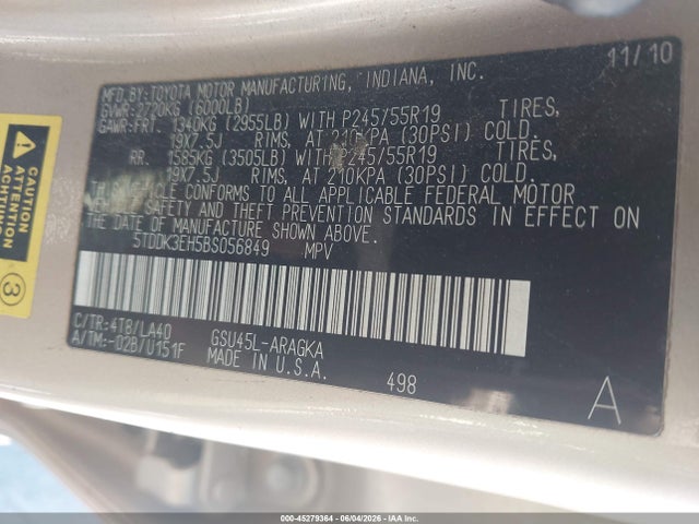 Toyota Highlander Limited V6