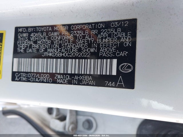 Lexus Ct Premium