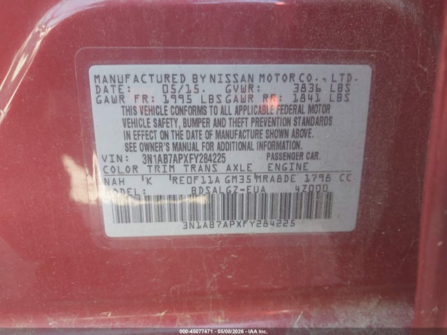 Nissan Sentra Sl