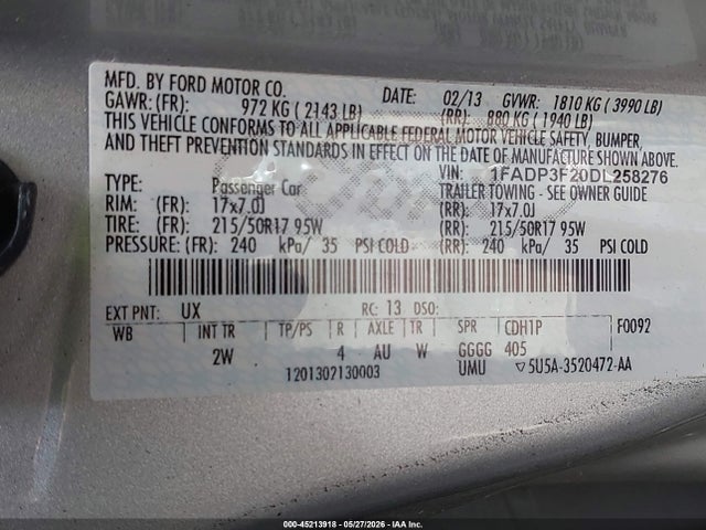 Ford Focus Se