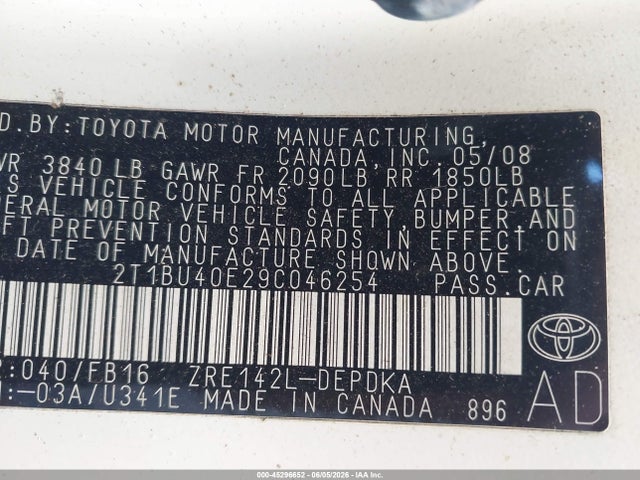 Toyota Corolla Le