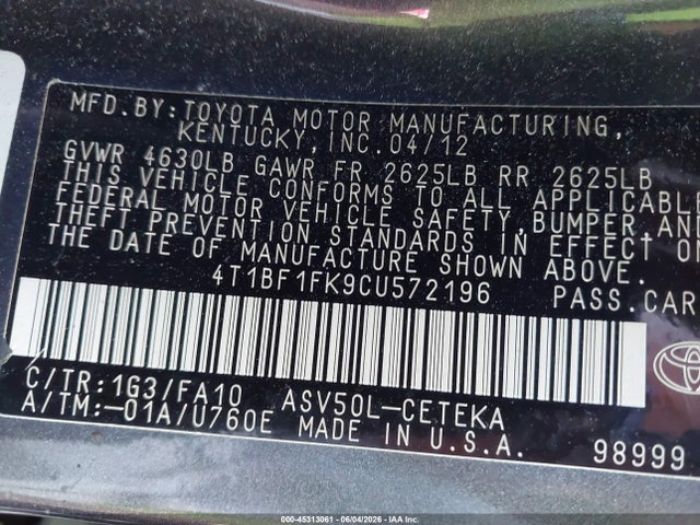 Toyota Camry L