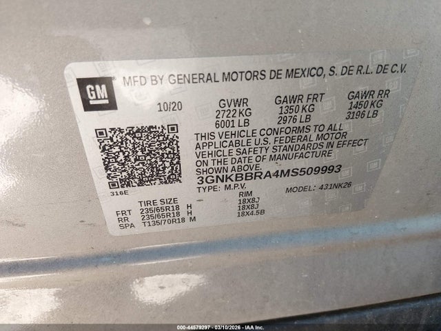 Chevrolet Blazer Fwd 1lt