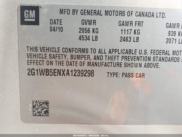 Chevrolet Impala Lt