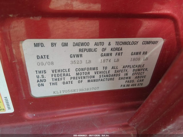 Chevrolet Aveo Lt