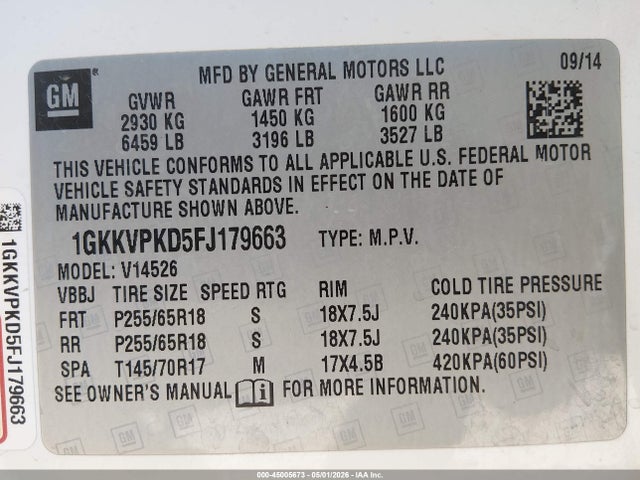 GMC Acadia Sle-2