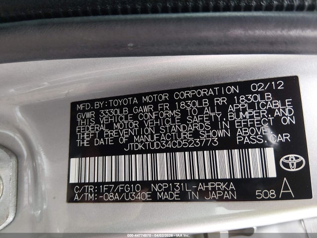 Toyota Yaris Le