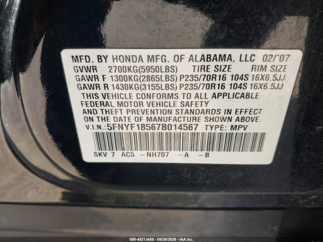 Honda Pilot Ex-l