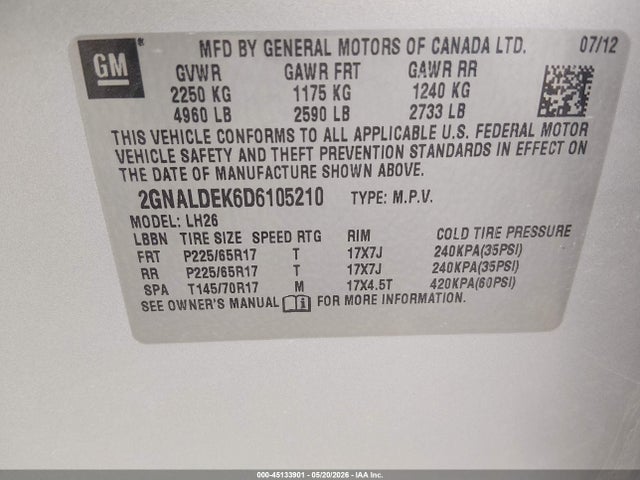 Chevrolet Equinox 1lt