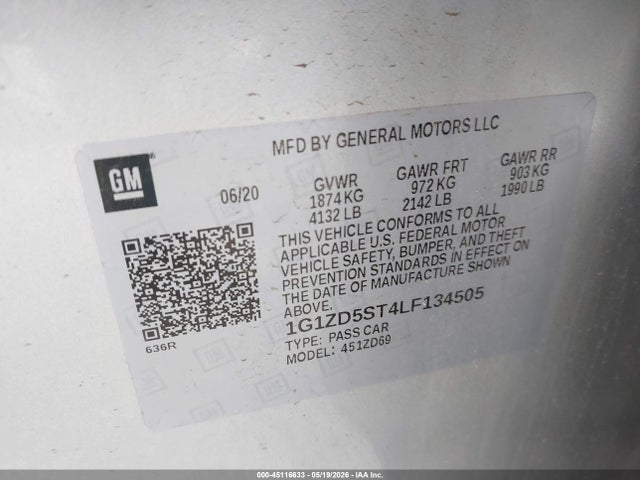 Chevrolet Malibu Fwd Lt