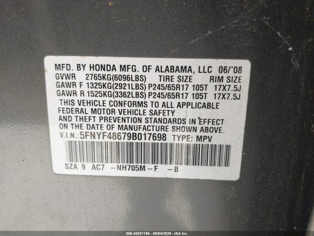Honda Pilot Ex-l