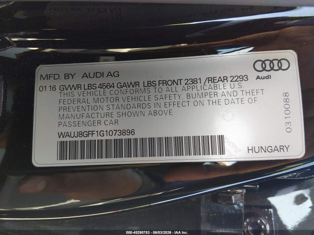 Audi A3 2.0t Premium