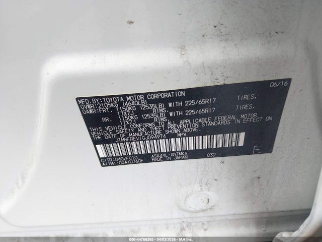 Toyota RAV4 Xle