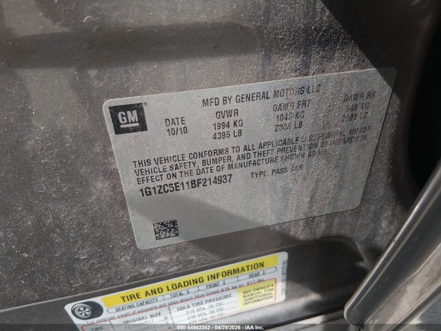 Chevrolet Malibu 1lt