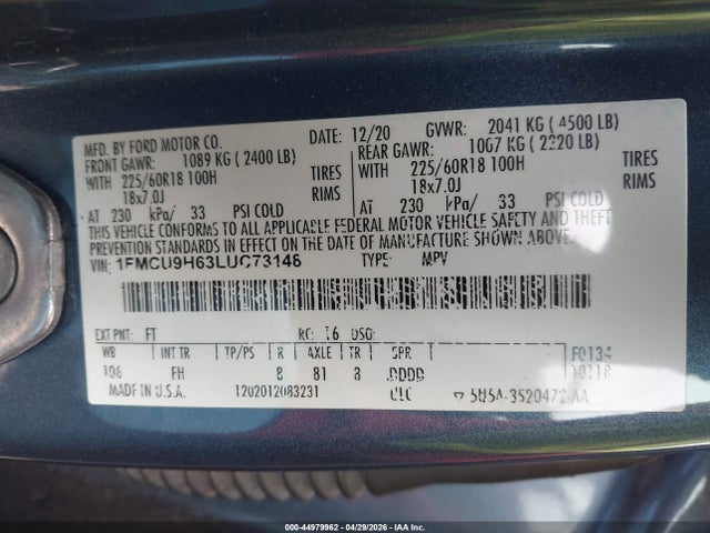 Ford Escape Sel