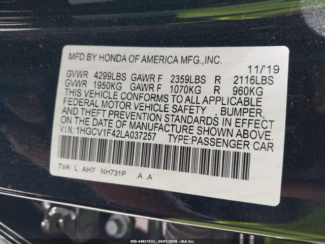 Honda Accord Ex