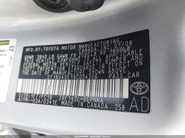 Toyota Corolla Xle