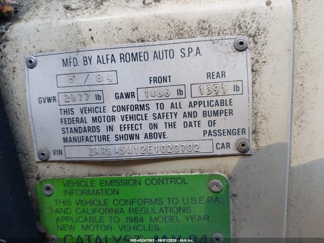 Alfa Romeo Veloce 2000 Spider