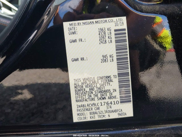 Nissan Altima Sr Fwd