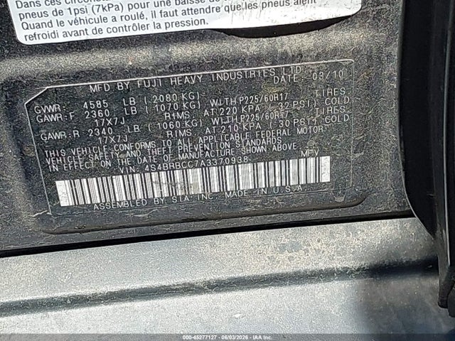 Subaru Outback 2.5i Premium