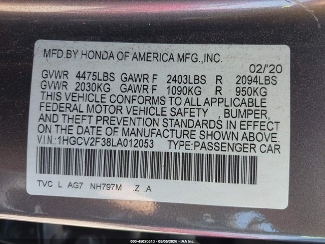Honda Accord Sport