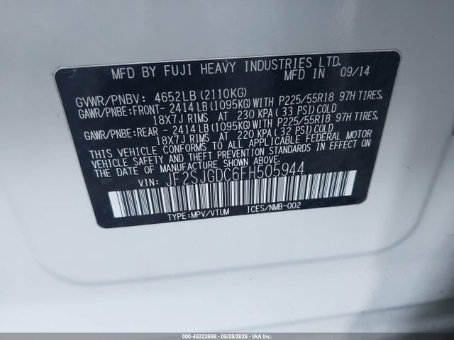 Subaru Forester 2.0xt Premium