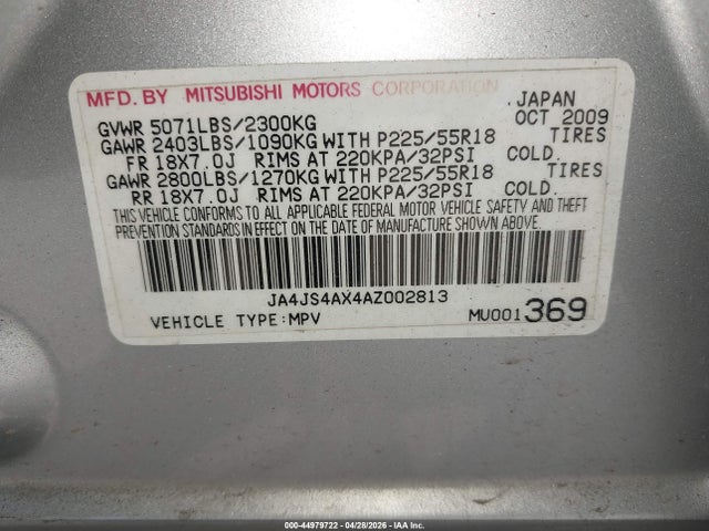 Mitsubishi Outlander Xls
