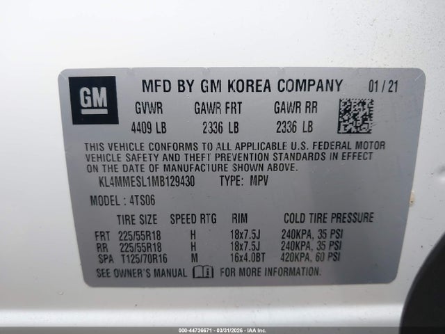 Buick Encore GX Awd Select