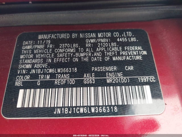 Nissan Rogue Sv Awd Xtronic Cvt