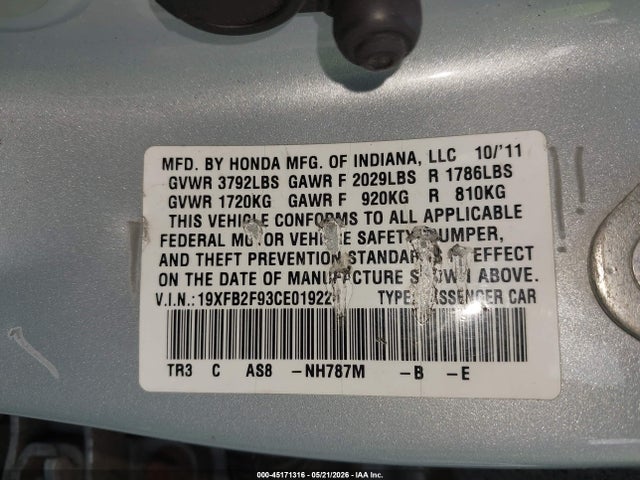 Honda Civic Ex-l