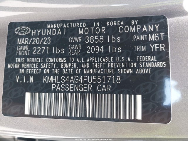 Hyundai ELANTRA Sel
