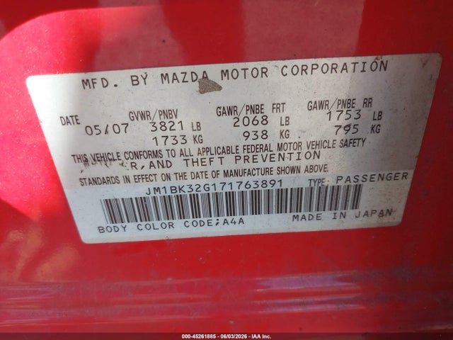 Mazda Mazda3 I