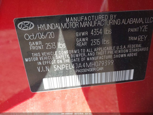 Hyundai SONATA Sel