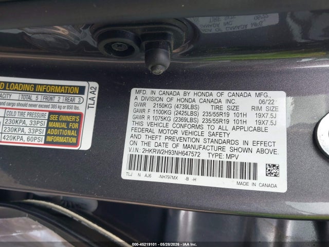 Honda CR-V Awd Touring