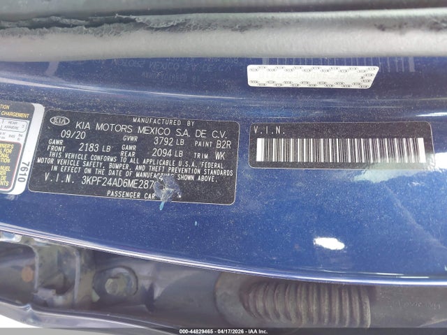Kia Forte Lxs
