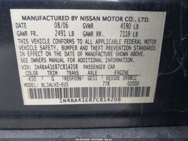 Nissan Maxima 3.5 Se